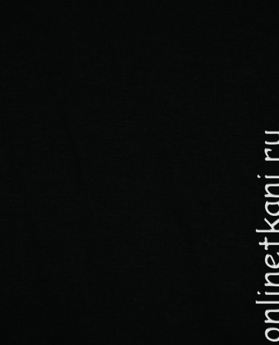 Ткань Лен 0116 цвет черный картинка 1