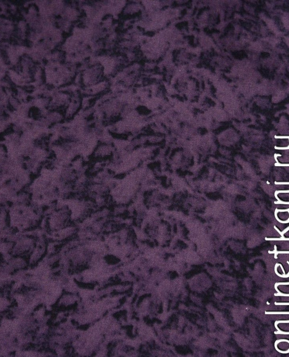 Ткань Лен 0294 цвет фиолетовый абстрактный картинка