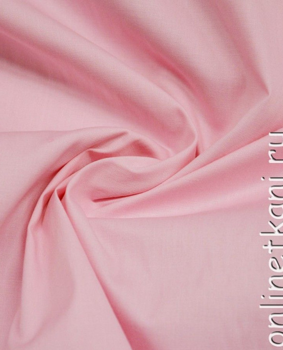Ткань Лен 0352 цвет розовый картинка 1