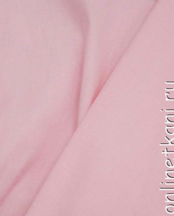 Ткань Лен 0352 цвет розовый картинка 2