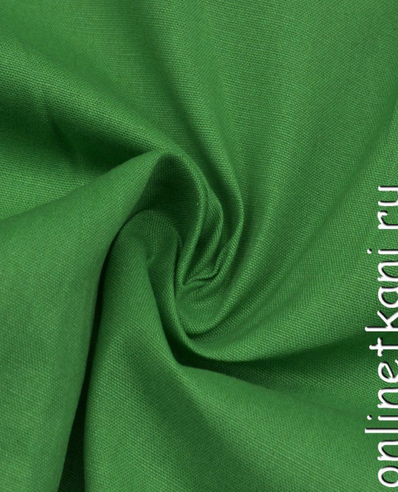 Ткань Лен 0361 цвет зеленый картинка
