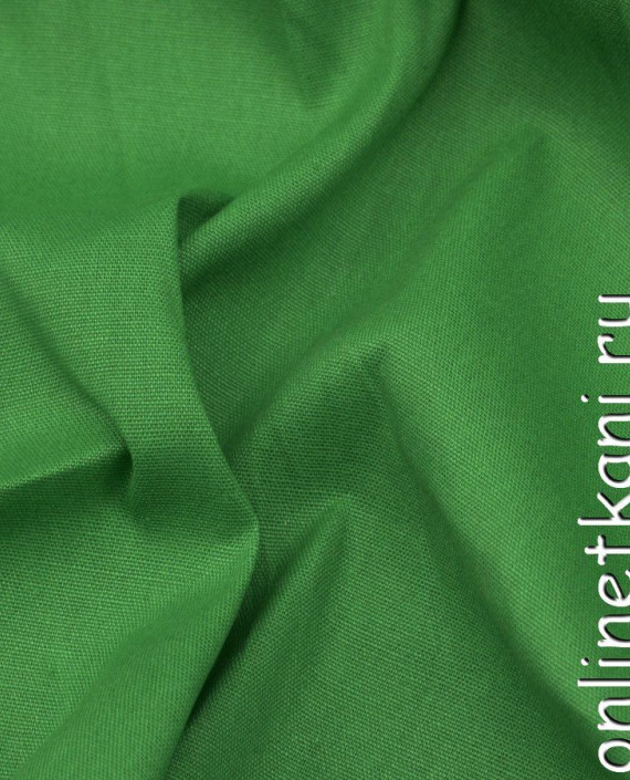 Ткань Лен 0361 цвет зеленый картинка 2