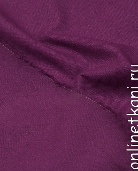 Ткань Лен 0378 цвет фиолетовый картинка 2