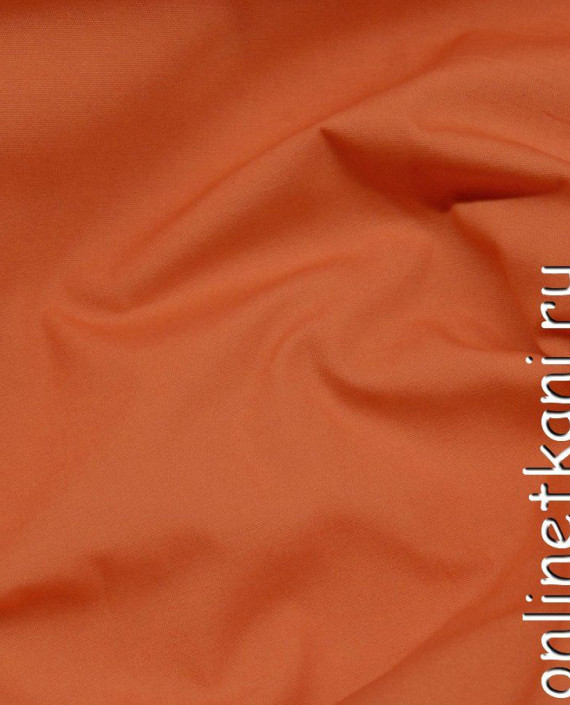 Ткань Лен 0401 цвет оранжевый картинка 1