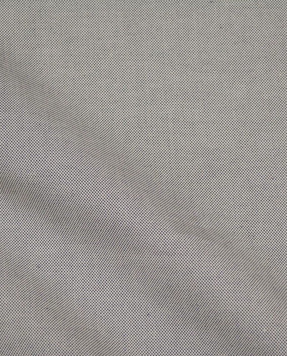 Ткань Лен Костюмный 0432 цвет серый картинка 1