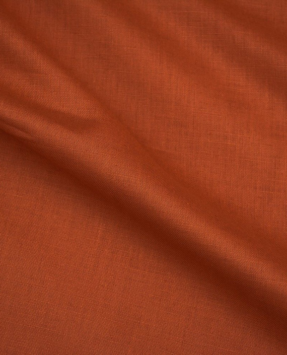 Ткань Лен Рубашечно-костюмный 0438 цвет красный картинка 2