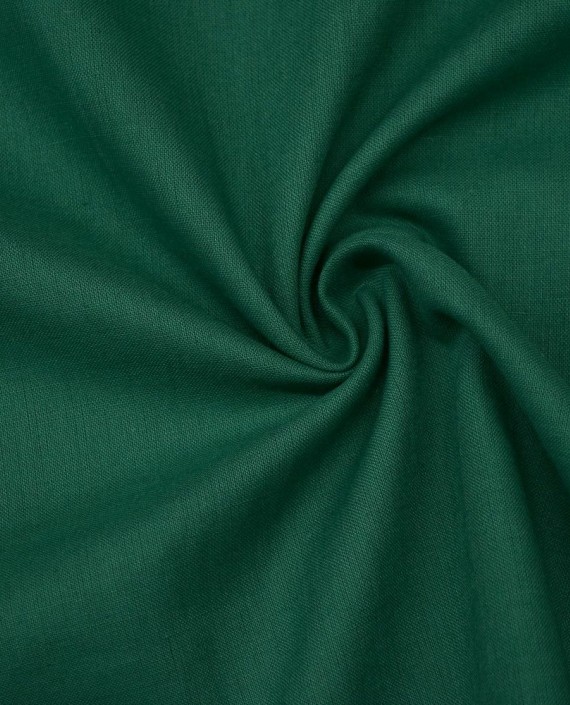 Ткань Лен Рубашечный 0445 цвет зеленый картинка