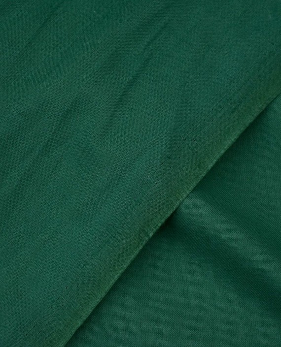 Ткань Лен Рубашечный 0445 цвет зеленый картинка 1