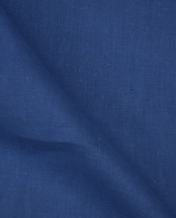 Ткань Лен Рубашечный 0446 цвет синий картинка 1
