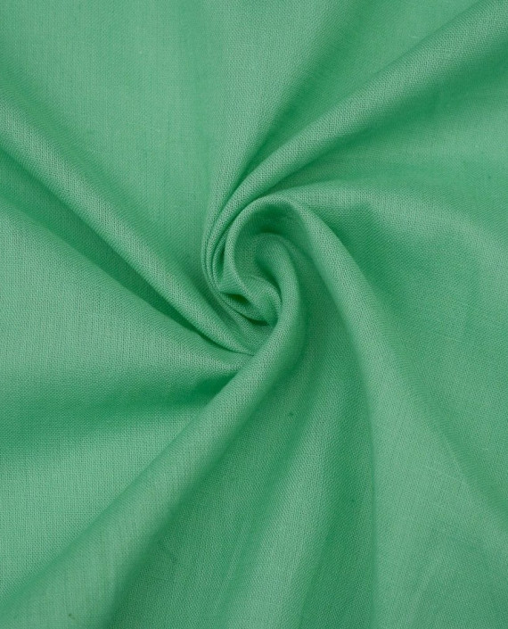 Ткань Лен Рубашечный 0457 цвет зеленый картинка