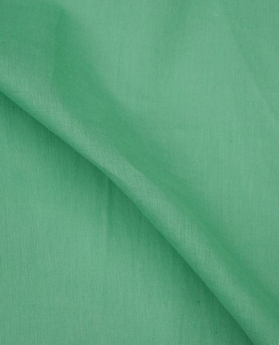 Ткань Лен Рубашечный 0457 цвет зеленый картинка 2