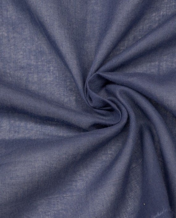 Ткань Лен Рубашечный 0459 цвет синий картинка