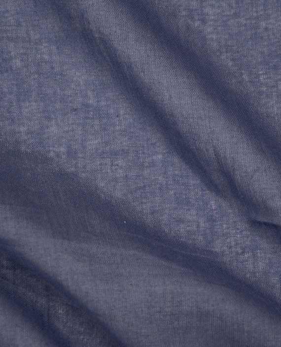 Ткань Лен Рубашечный 0459 цвет синий картинка 2