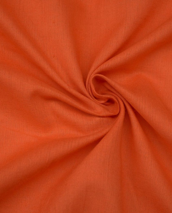 Ткань Лен Рубашечный 0463 цвет оранжевый картинка