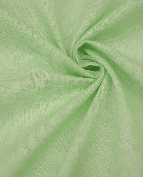 Ткань Лен Рубашечный 0465 цвет зеленый картинка