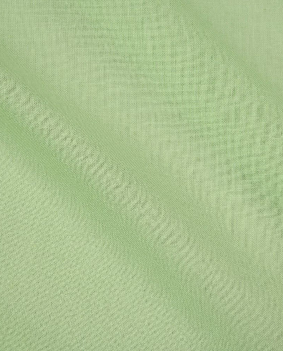Ткань Лен Рубашечный 0465 цвет зеленый картинка 2
