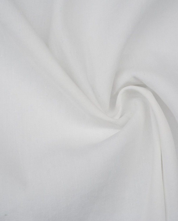 Ткань Лен Рубашечно-костюмный 0466 цвет белый картинка