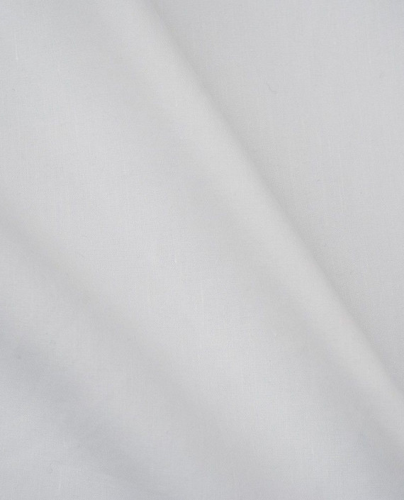 Ткань Лен Рубашечно-костюмный 0466 цвет белый картинка 2