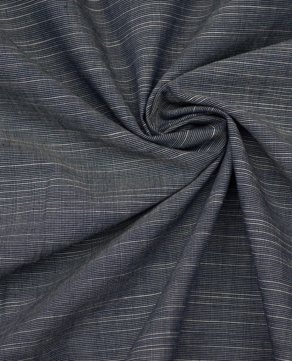 Ткань Лен Рубашечный 0468 цвет серый меланж картинка