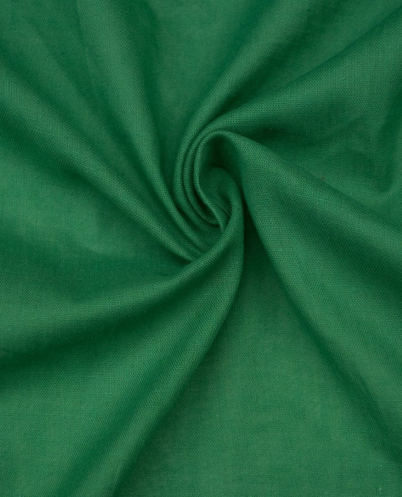 Ткань Лен Рубашечный 0469 цвет зеленый картинка