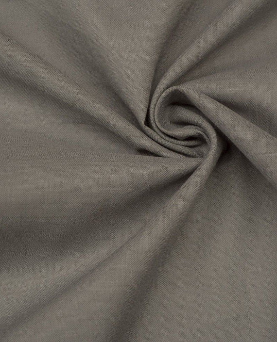 Ткань Лен Рубашечный 0470 цвет серый картинка