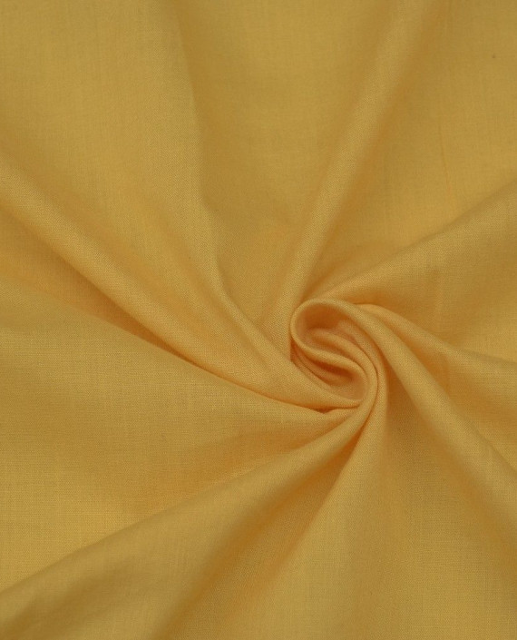 Ткань Лен Рубашечный 0486 цвет желтый картинка