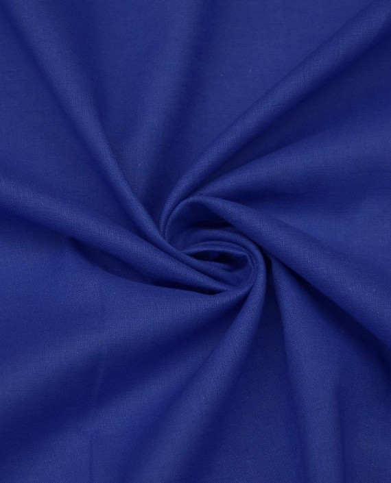 Ткань Лен Рубашечный 0487 цвет синий картинка