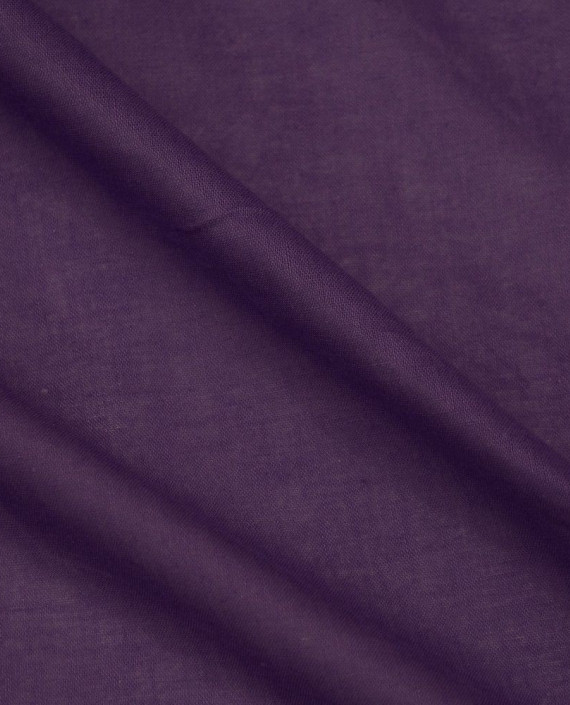 Ткань Лен Рубашечный 0488 цвет фиолетовый картинка 2