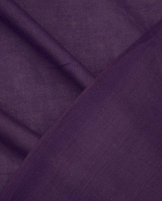Ткань Лен Рубашечный 0488 цвет фиолетовый картинка 1