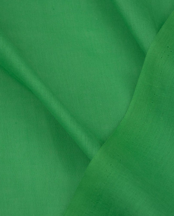 Ткань Лен Рубашечный 0489 цвет зеленый картинка 1