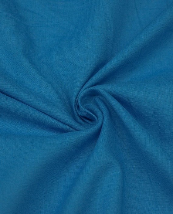 Ткань Лен Рубашечный 0491 цвет голубой картинка