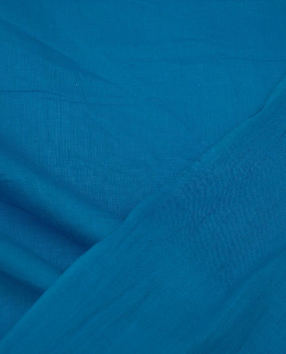 Ткань Лен Рубашечный 0491 цвет голубой картинка 1