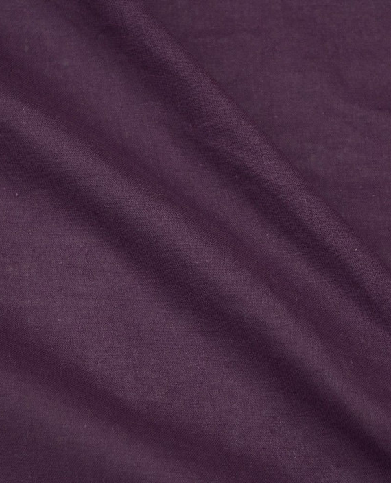 Ткань Лен Рубашечный 0494 цвет фиолетовый картинка 2