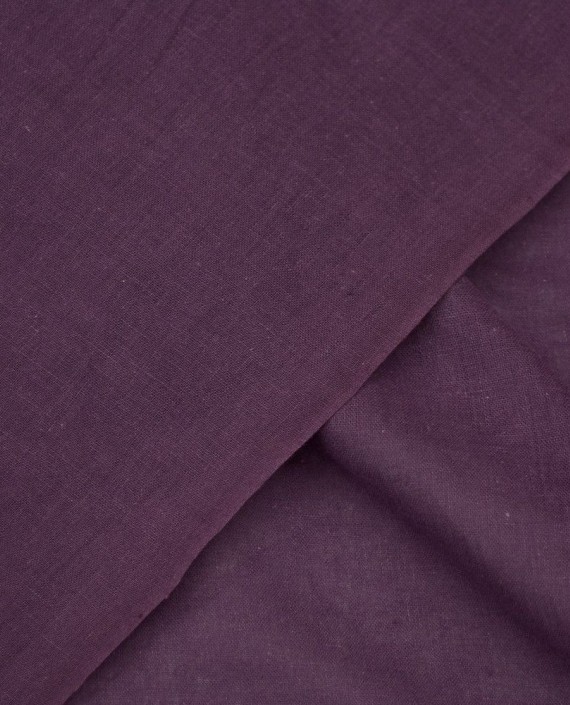 Ткань Лен Рубашечный 0494 цвет фиолетовый картинка 1