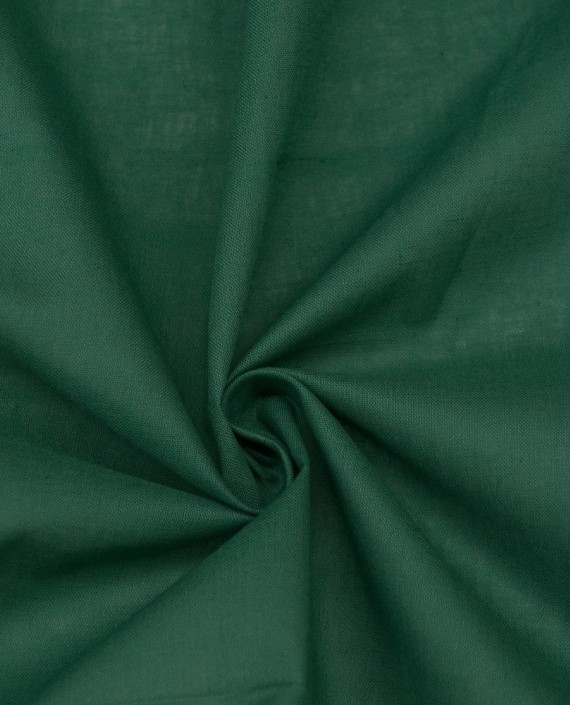 Ткань Лен Рубашечный 0496 цвет зеленый картинка