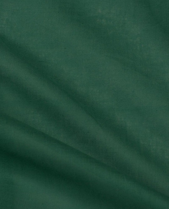 Ткань Лен Рубашечный 0496 цвет зеленый картинка 2