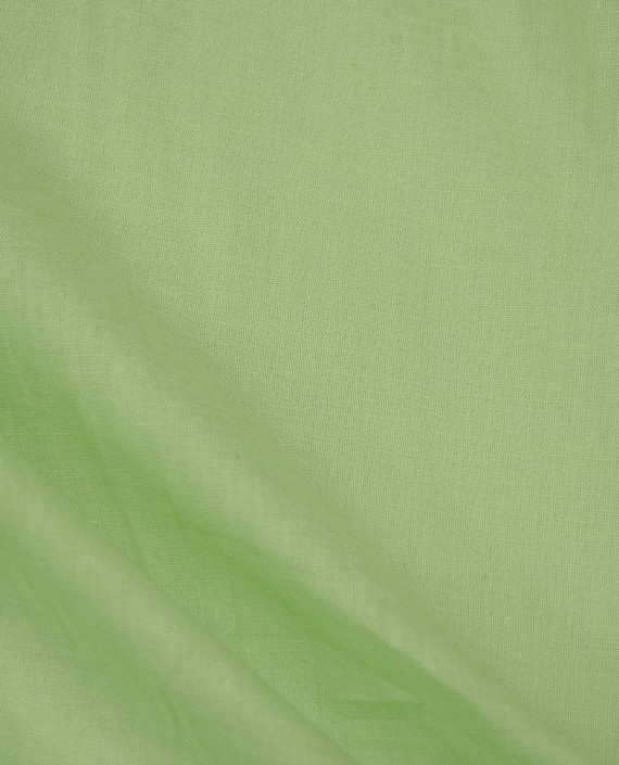 Ткань Лен Рубашечный 0498 цвет зеленый картинка 2