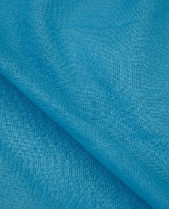 Ткань Лен Рубашечный 0503 цвет голубой картинка 1