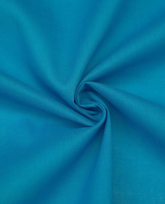 Ткань Лен Костюмный 0512 цвет голубой картинка