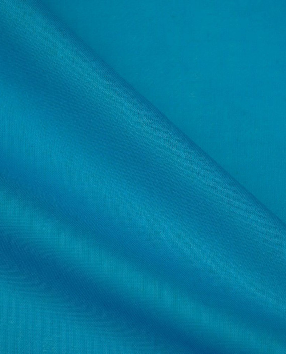 Ткань Лен Костюмный 0512 цвет голубой картинка 2