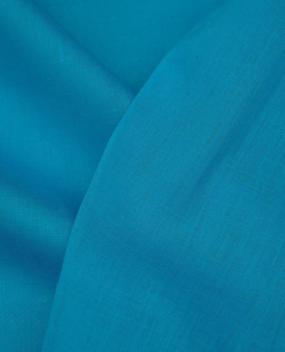 Ткань Лен Костюмный 0512 цвет голубой картинка 1