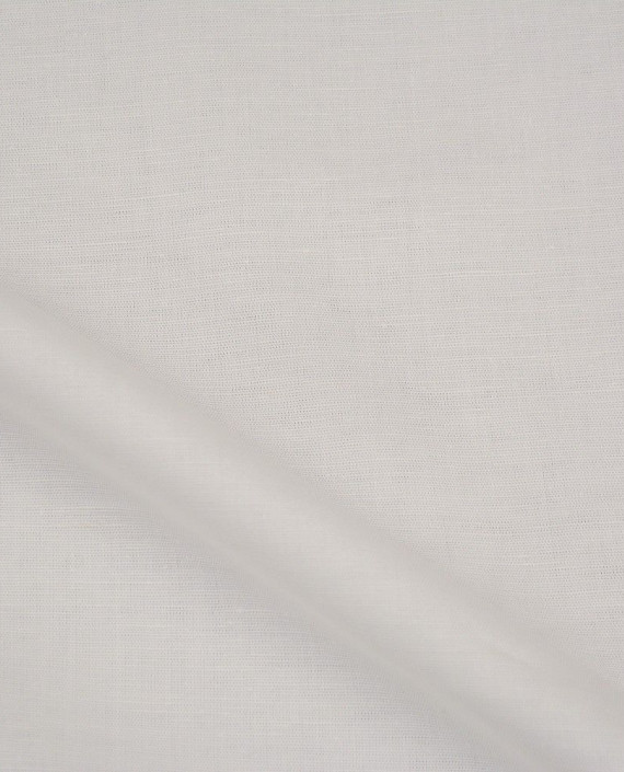 Ткань Лен Рубашечный 0518 цвет белый картинка 2