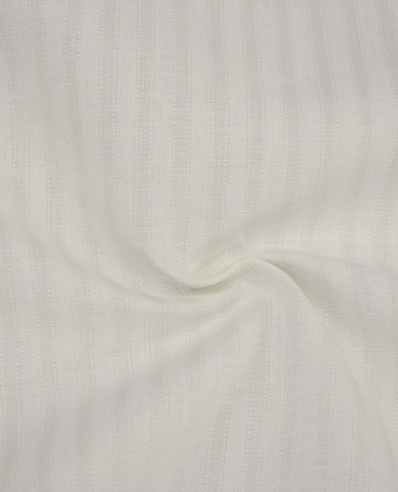 Ткань Лен Рубашечный 0522 цвет белый в полоску картинка