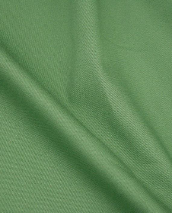 Ткань Лен Костюмный 0523 цвет зеленый картинка 2
