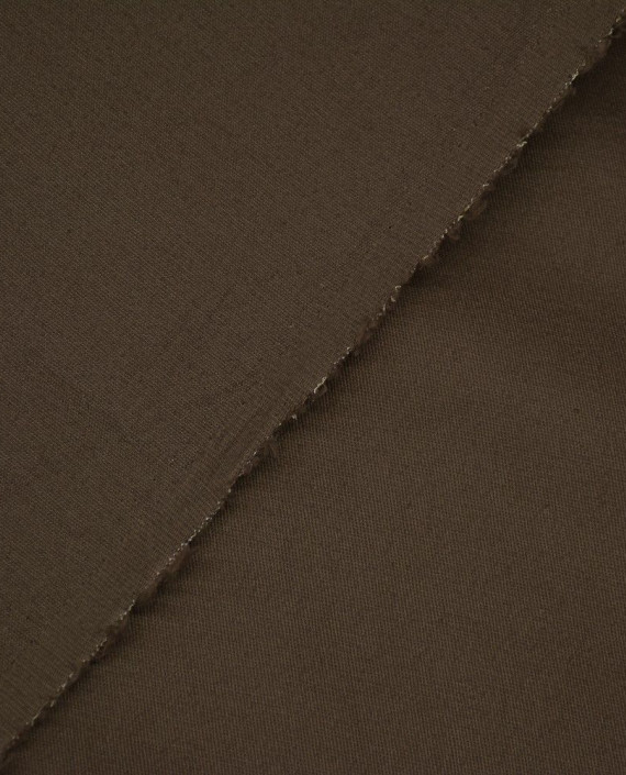Ткань Лен Рубашечный 0541 цвет коричневый картинка 2