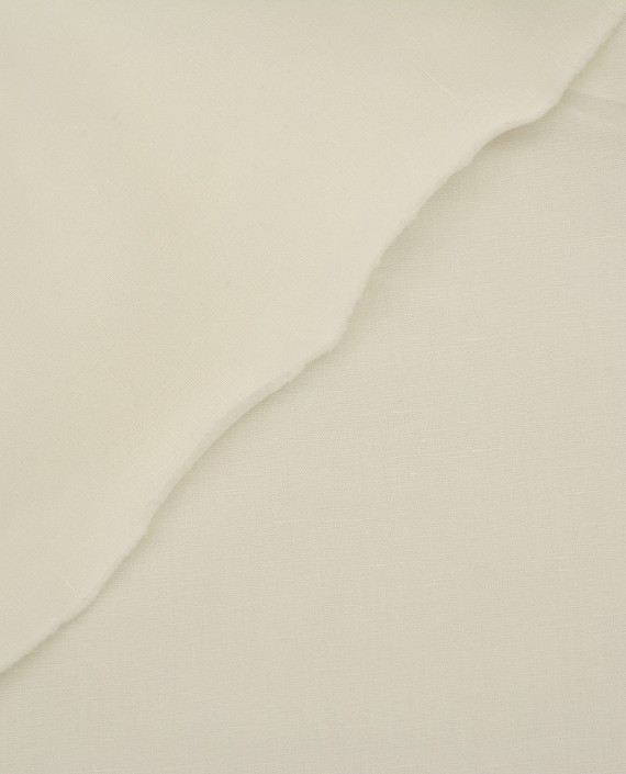Ткань Лен Костюмный 0546 цвет белый картинка 2