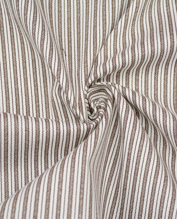 Ткань Лен Рубашечный 0550 цвет разноцветный в полоску картинка