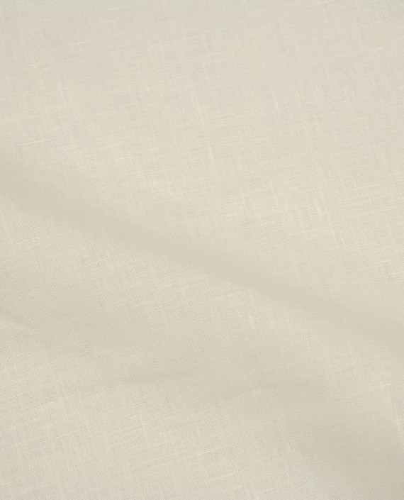 Ткань Лен Рубашечный 0551 цвет белый картинка 1