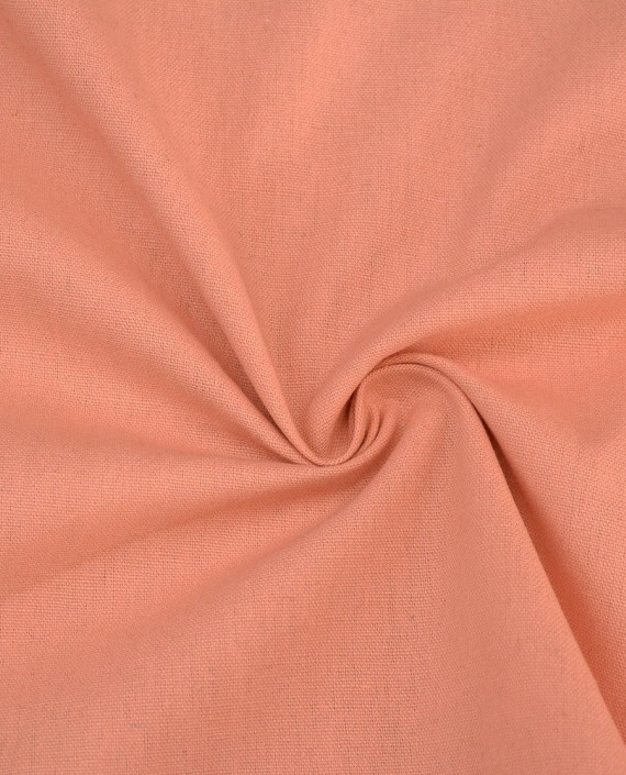 Ткань Лен Костюмный 0555 цвет оранжевый картинка
