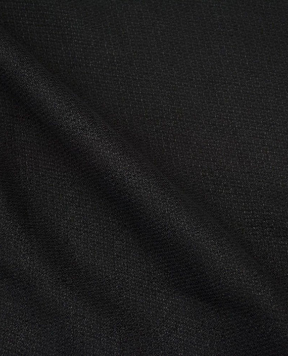 Ткань Лен Костюмный 0556 цвет черный картинка 1